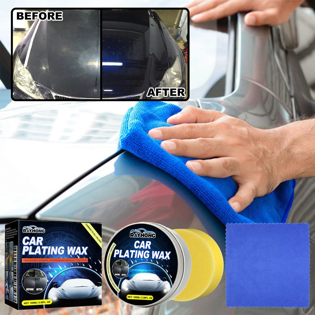 Car Crystal Nano Wax – Gloss Coating, Polish & Scratch Cover Car Detailing Wax Qst