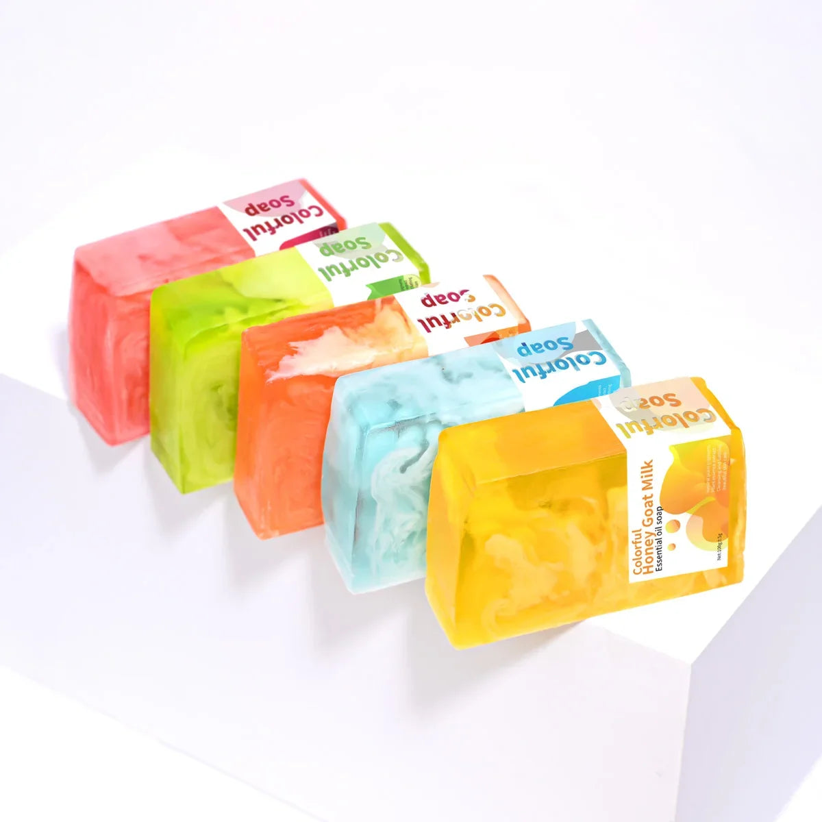 Colorful Natural Organic Handmade Soap – Face & Body Bar Organic Bar Soap Qme