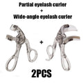 Dual-Type Eyelash Curler Comb | Wide & Partial Clip, Waterproof Eyelash Curler Comb Qme 2 in set