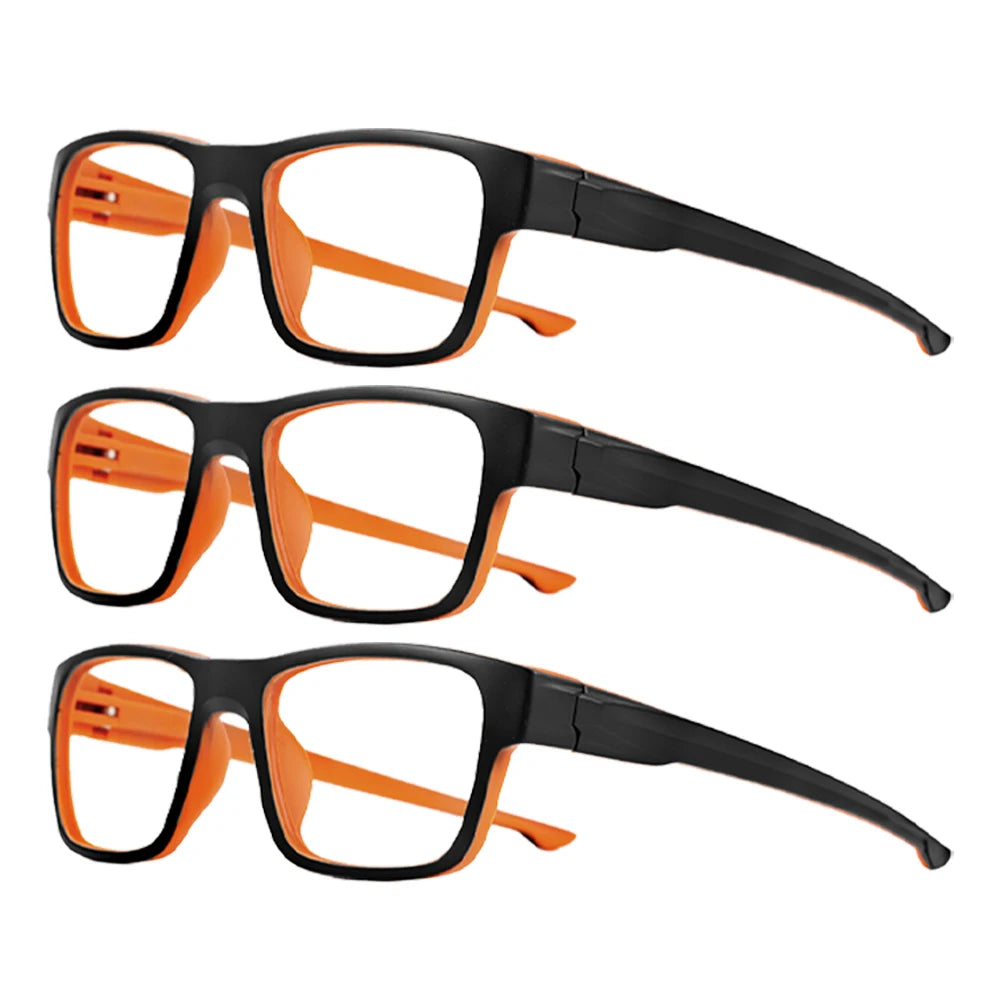 3-Pack Blue Light Blocking Reading Glasses Orange Lens +1–+3 Reading Glasses Qst 150 Orange