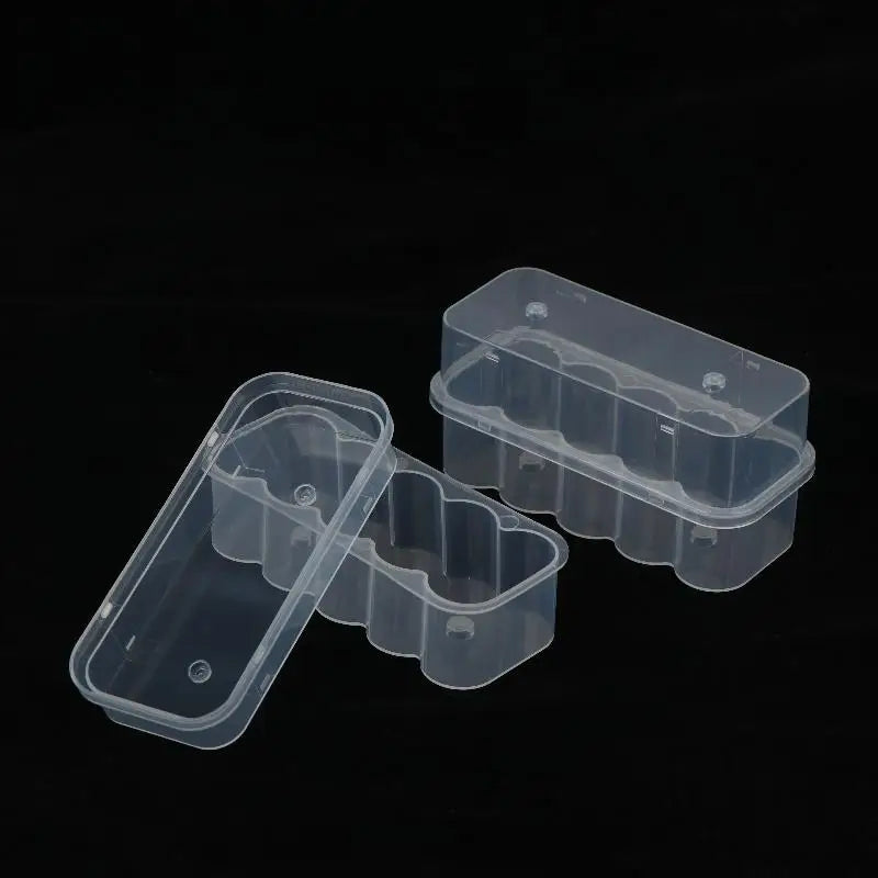 10-Slot Clear Stackable Vial Storage Case | Microtube Box Vial Storage Case Qme