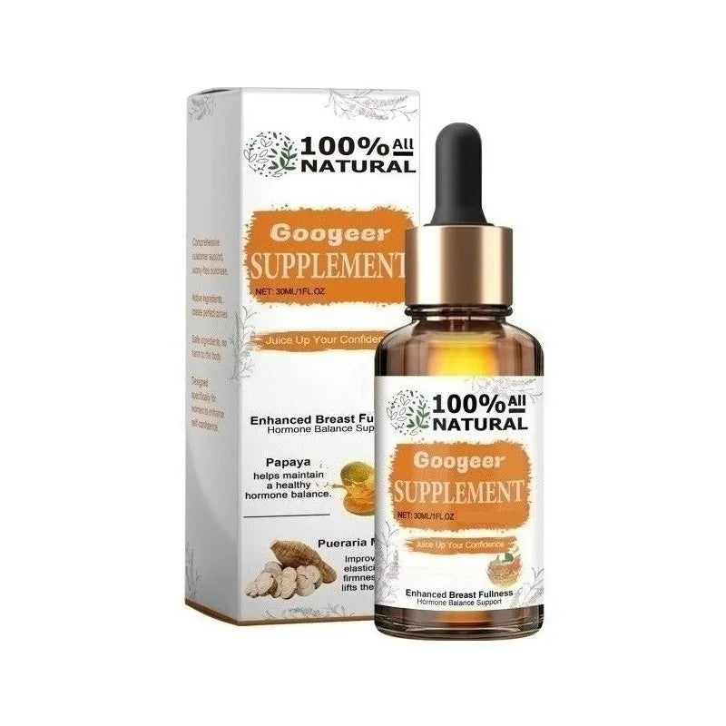 Googeer Pueraria Mirifica Papaya Liquid Drops Women 30ml Herbal Supplement Drops Qst 1bottle