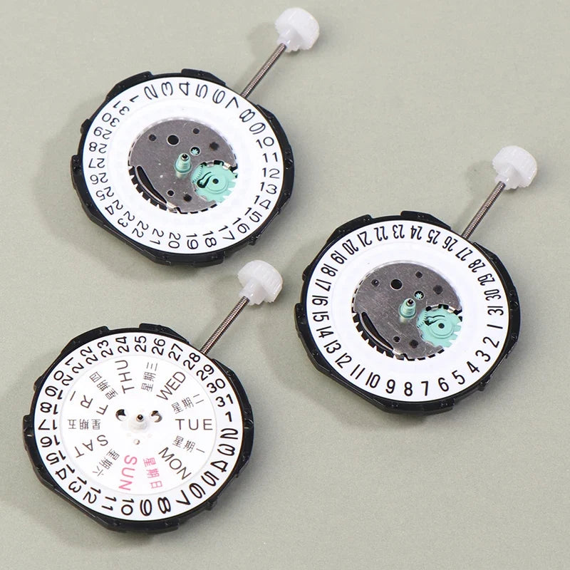 Sunon SL28-6 Quartz Clock Movement – 3 Hands & Calendar Clock Movement Qme