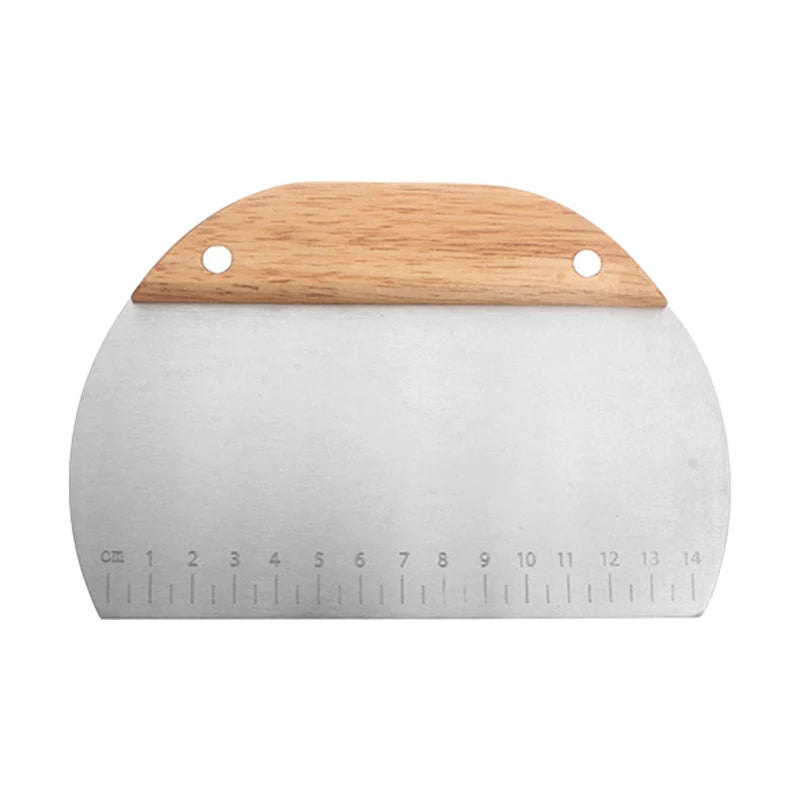 Stainless Steel Dough Scraper & Pastry Cutter with Scale Dough Scraper Qst Cutters A