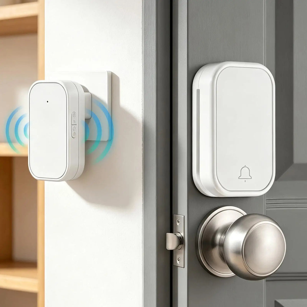 Wireless Cordless Doorbell – Waterproof & Adjustable Volume Wireless Doorbell Qme
