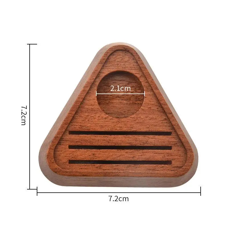 Wooden Espresso Portafilter & Puck Screen Storage Rack Coffee Accessory Rack Qme Coffee