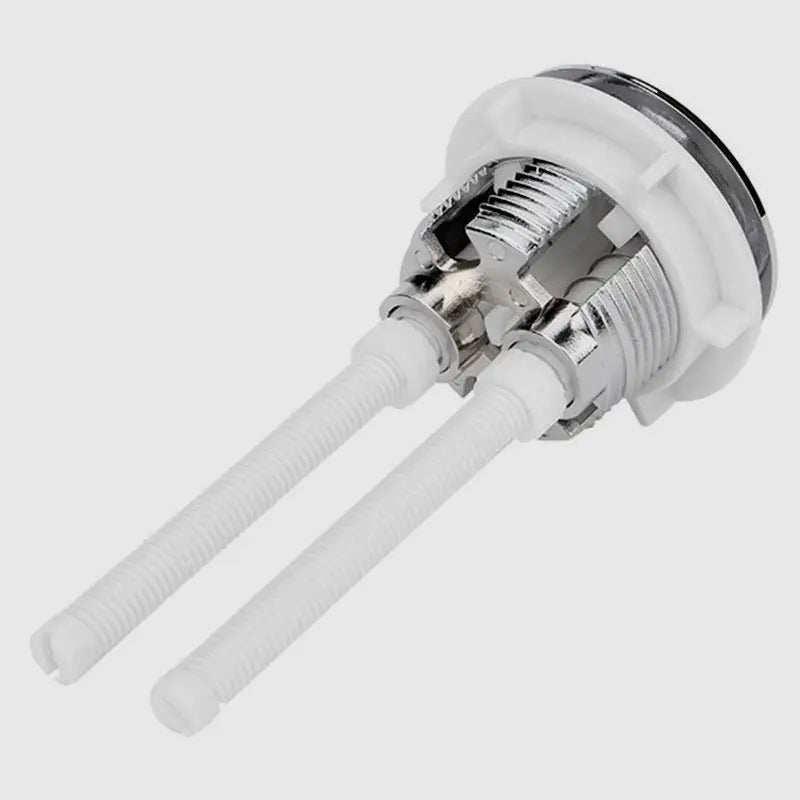 Dual Push Button Toilet Flush Valve – Chrome, 38mm 48mm Toilet Flush Valve Qme