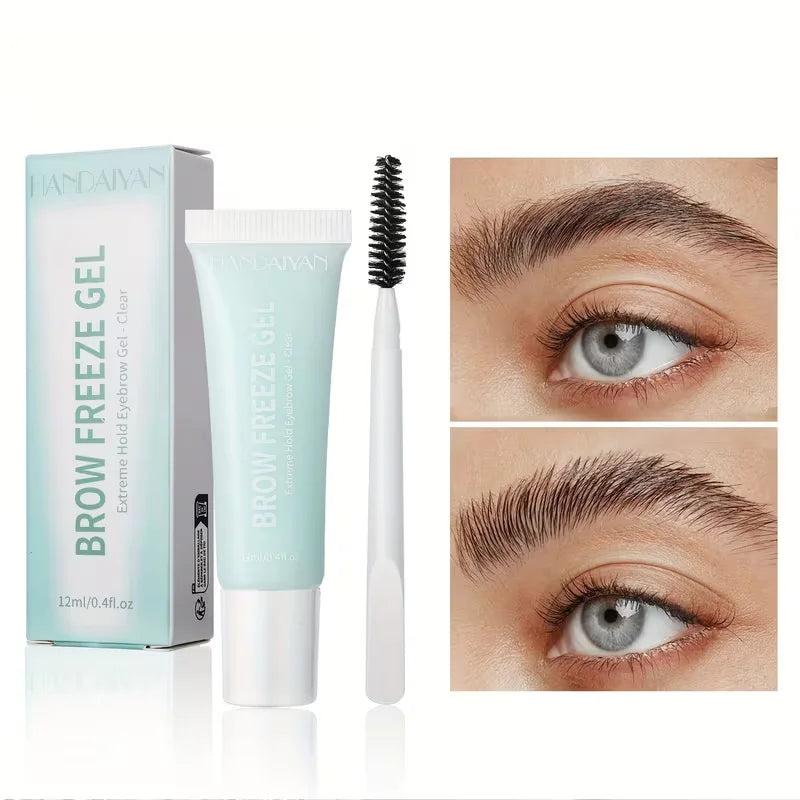 Strong Hold Waterproof Eyebrow Gel with Brush – Qme Eyebrow Gel Qme 1pc