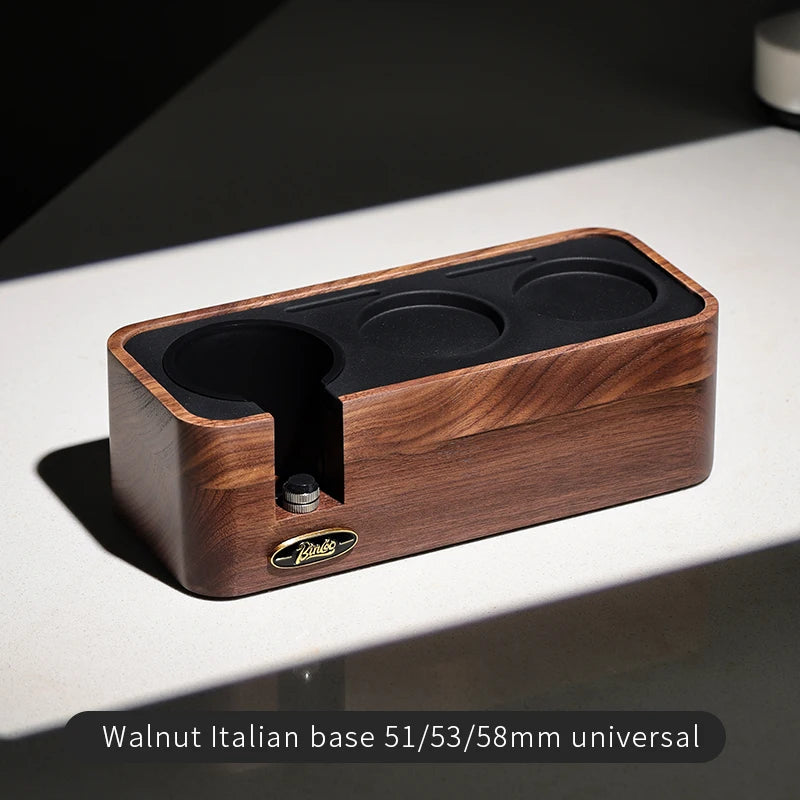 Wood Coffee Tamper Station Stand 51–58mm | Barista Kit Tamper Station Stand Qst 51-58mm base
