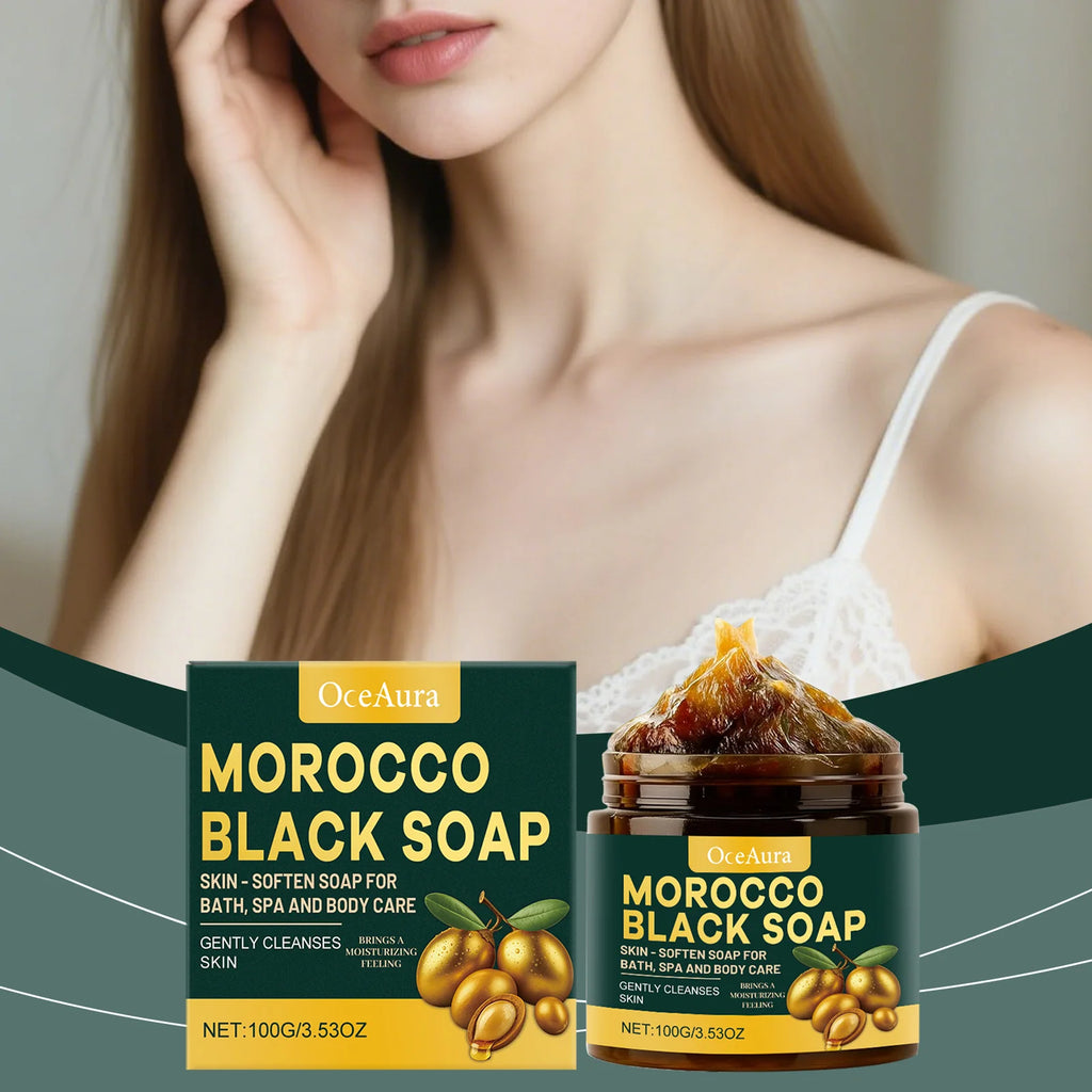 OceAura Black Soap – Moisturizing Cleansing Body Bar Body Bar Soap Qst