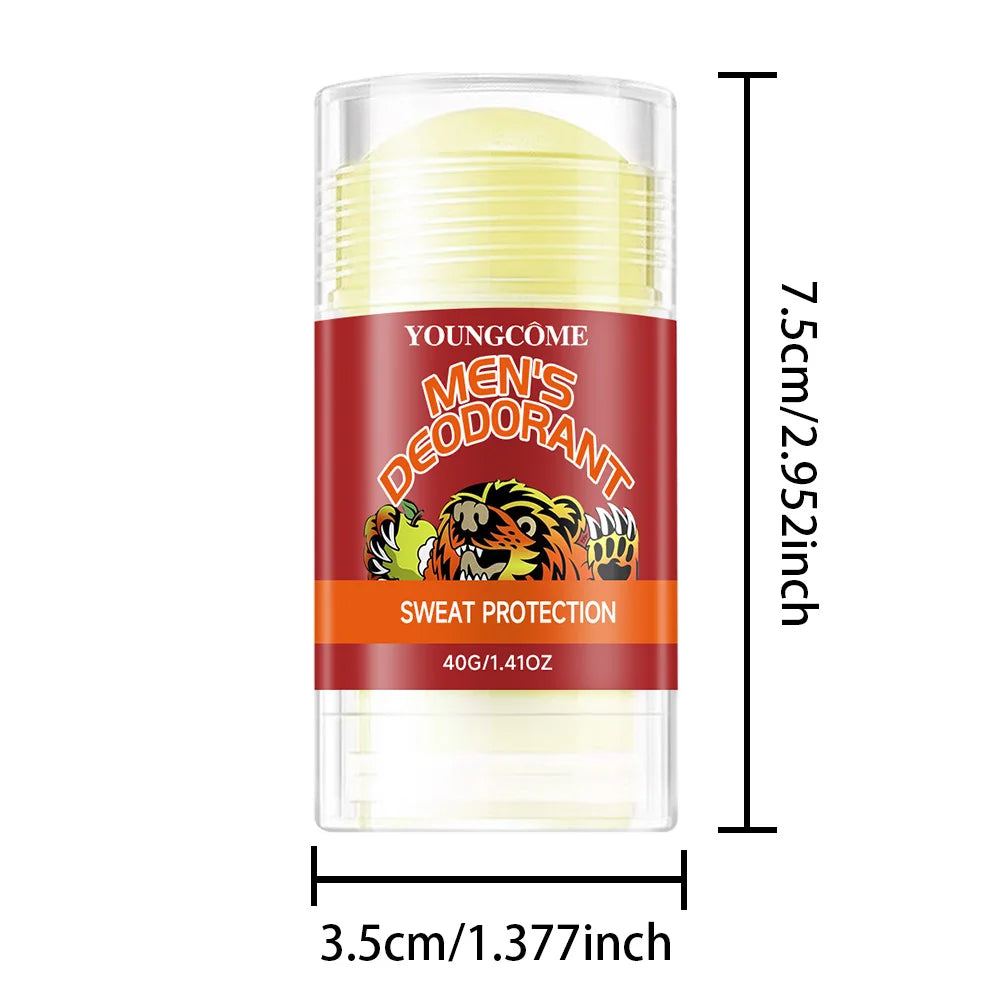 YOUNGCOME Men's Deodorant Stick – Long-Lasting Freshness Men's Deodorant Stick Qst 40g