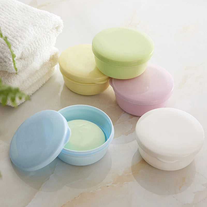 Portable Waterproof Soap Box with Drainage Cover | PP Plastic Soap Box Qst