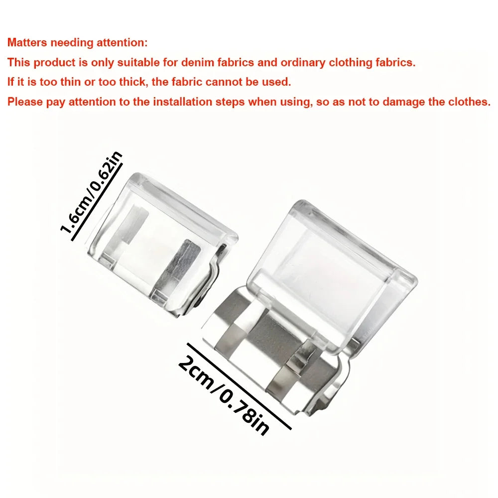 Invisible Pants Leg Shortening Clips – Non-Slip Hem Clips Pants Hem Clips Qme