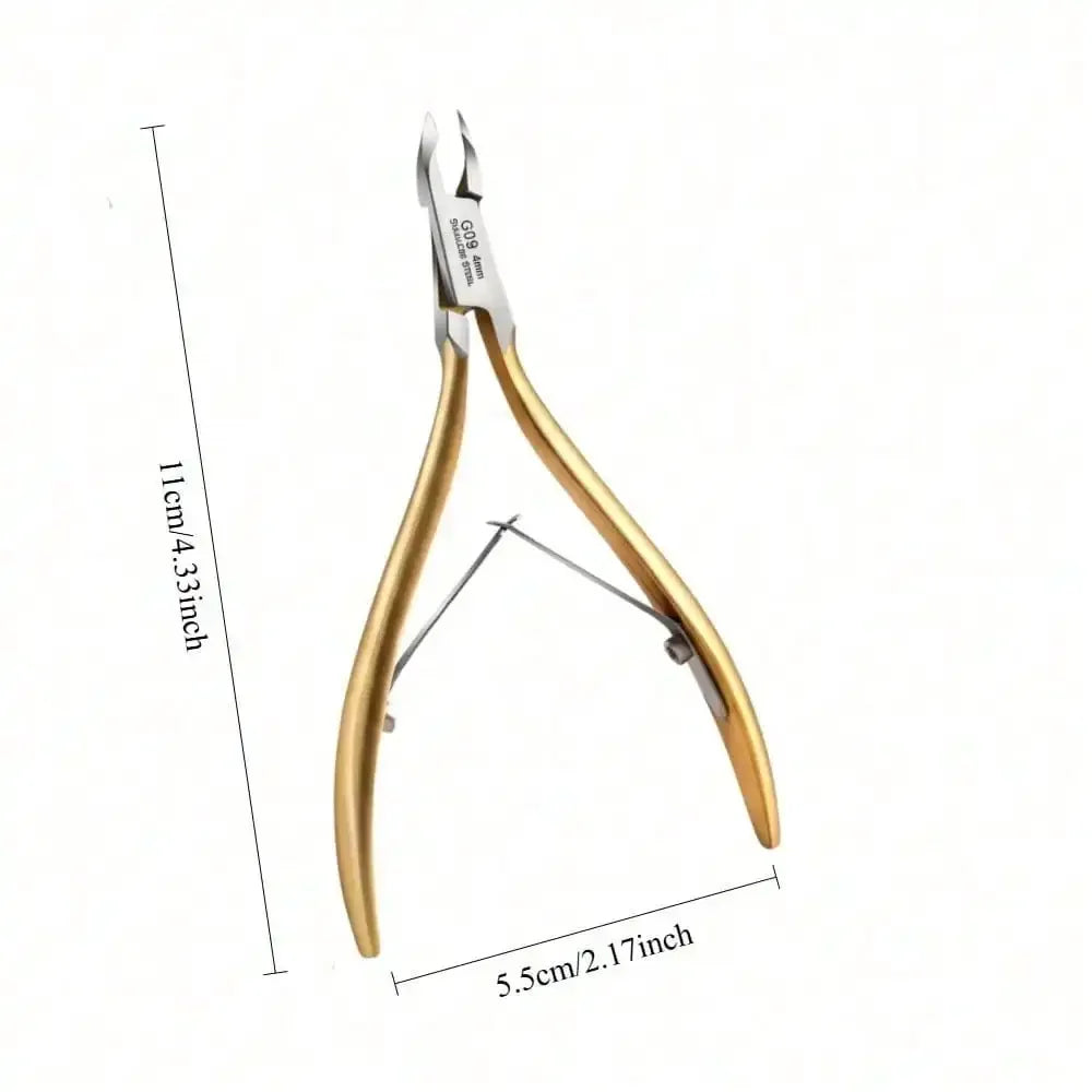 Professional Sharp Blade Cuticle Nippers & Nail Trimmer | Qme Cuticle Nippers Qme