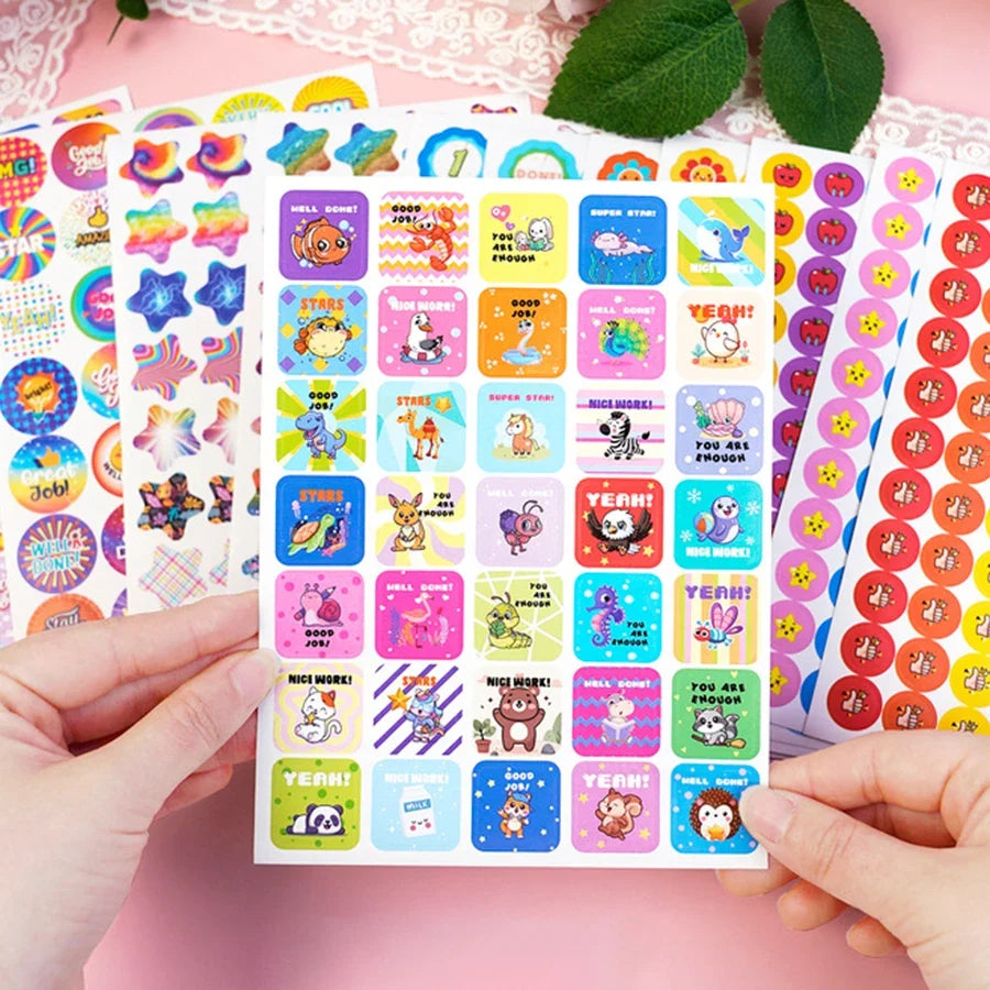 844 Motivational Reward Stickers for Teachers & Classrooms Reward Sticker Pack Qme