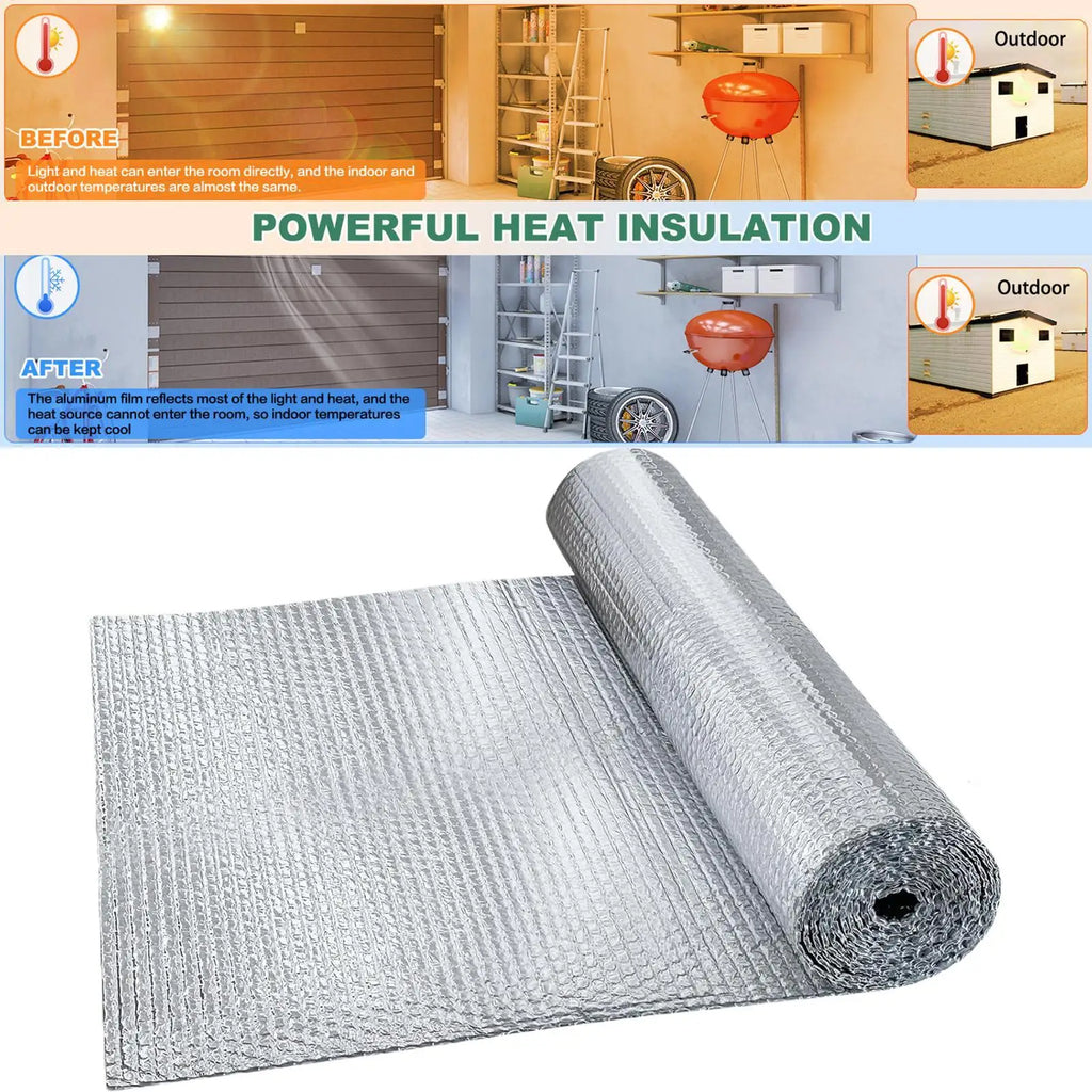 Double Reflective Bubble Insulation Board – Aluminum Foil Roll Reflective Insulation Roll Qme