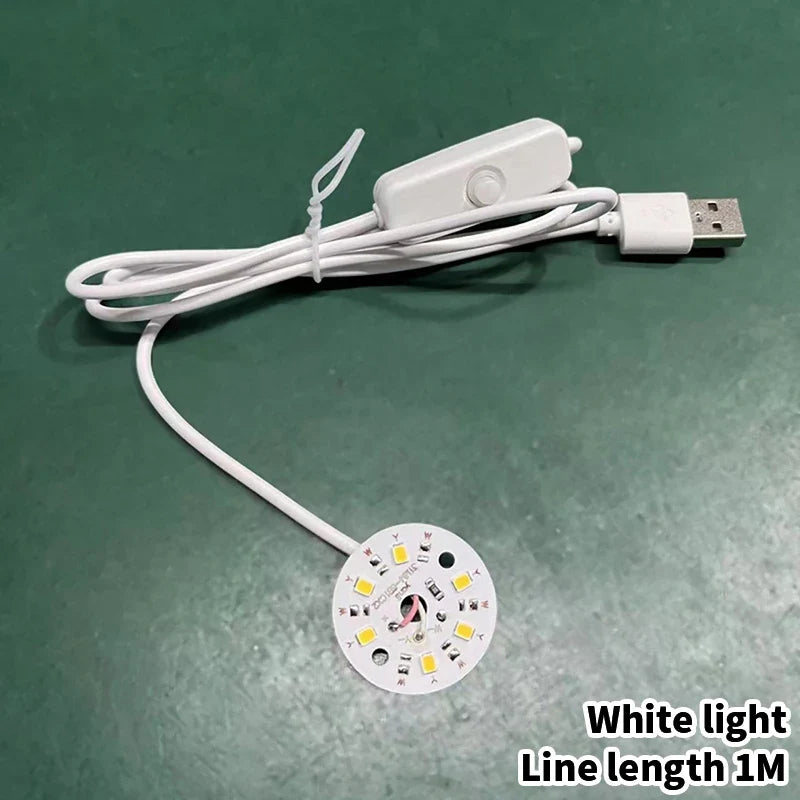 Rechargeable Wooden LED Rotating Display Stand Light Base LED Display Stand Qme White light 1M