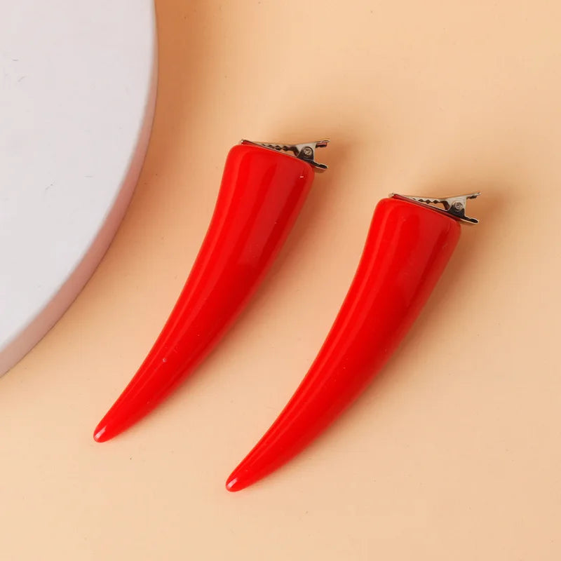 Chainsaw Man Power Demon Horn Clips | Anime Cosplay Headwear Cosplay Horn Headwear Qme
