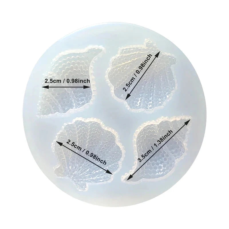 Shell Conch Silicone Mold – Epoxy Resin, Chocolate & Crafts Silicone Craft Mold Qme 1pcs