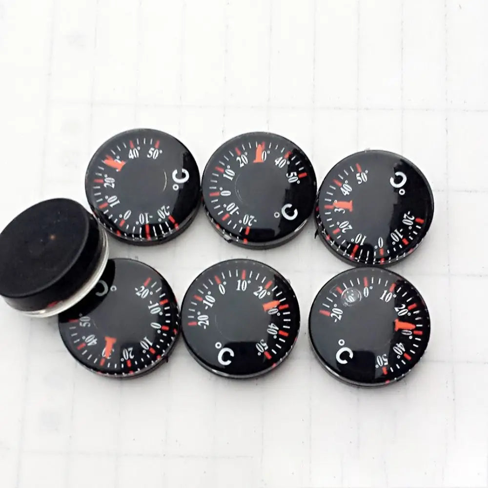 Mini Circular Dial Thermometer 20mm Waterproof -20°C to 50°C Dial Thermometer Qst