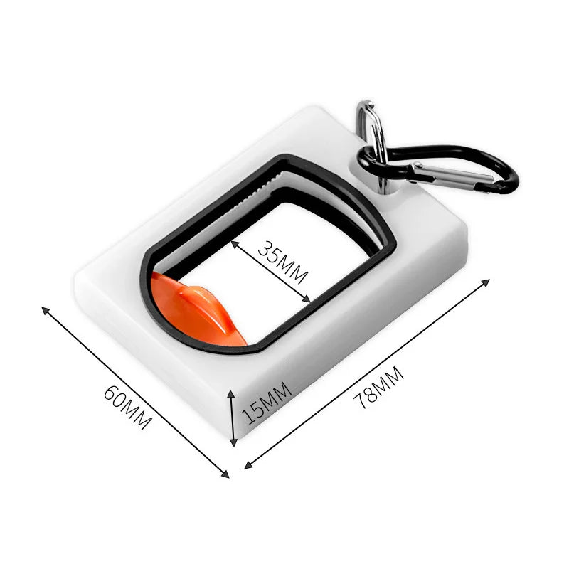 Square Fluorescent Cable Tie Organizer – Portable & Reusable Cable Tie Organizer Qme Square