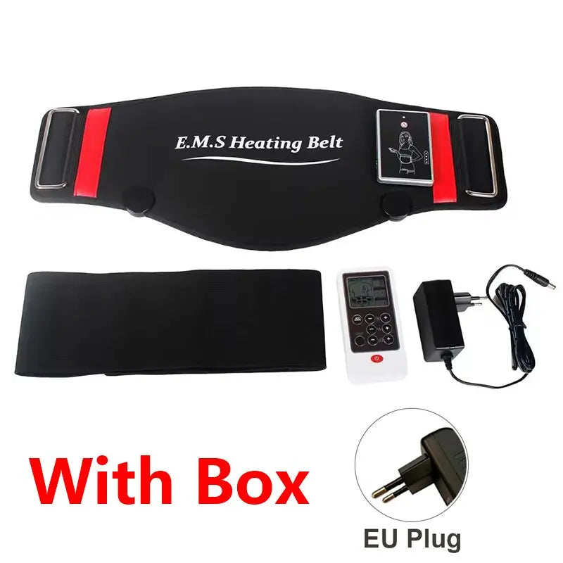 Smart EMS Wireless Abs Stimulator Belt – Unisex Slimming EMS Slimming Belt Qst EU Plug-With Box