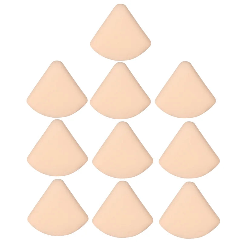 Triangle Makeup Sponge Puff – Dry & Wet Dual-Use, 5 Pack Makeup Sponge Puff Qme 10PCS