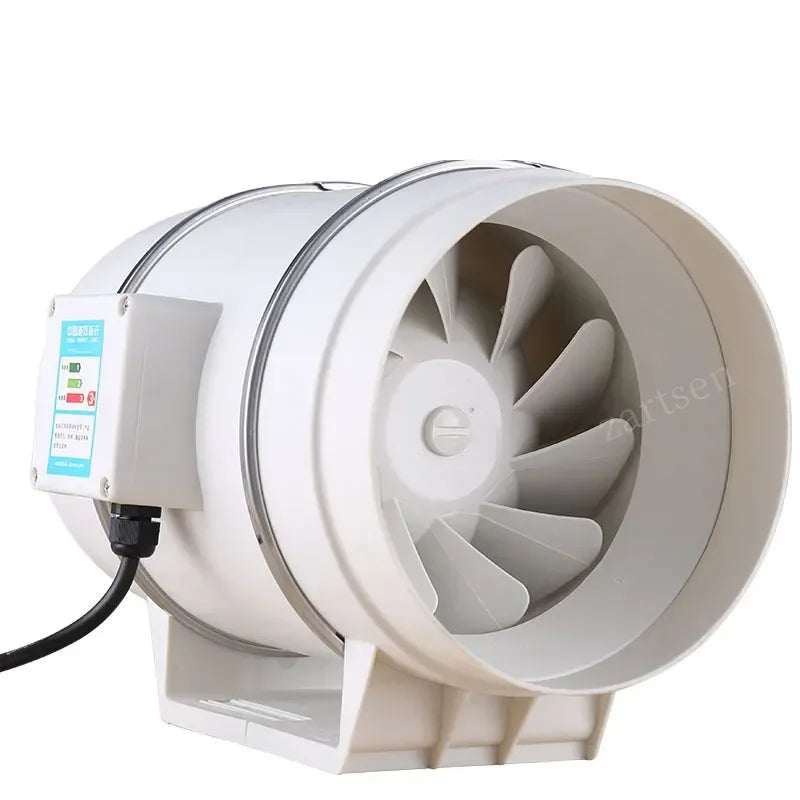 ZARTSEN Quiet Inline Duct Fan – Bathroom & Kitchen Ventilation Inline Exhaust Fan Qst