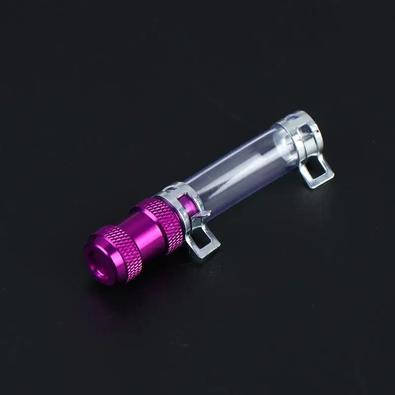 Universal Motorcycle Air Filter Drain Tube CNC Alloy Plug Motorcycle Air Filter Plug Qme Purple