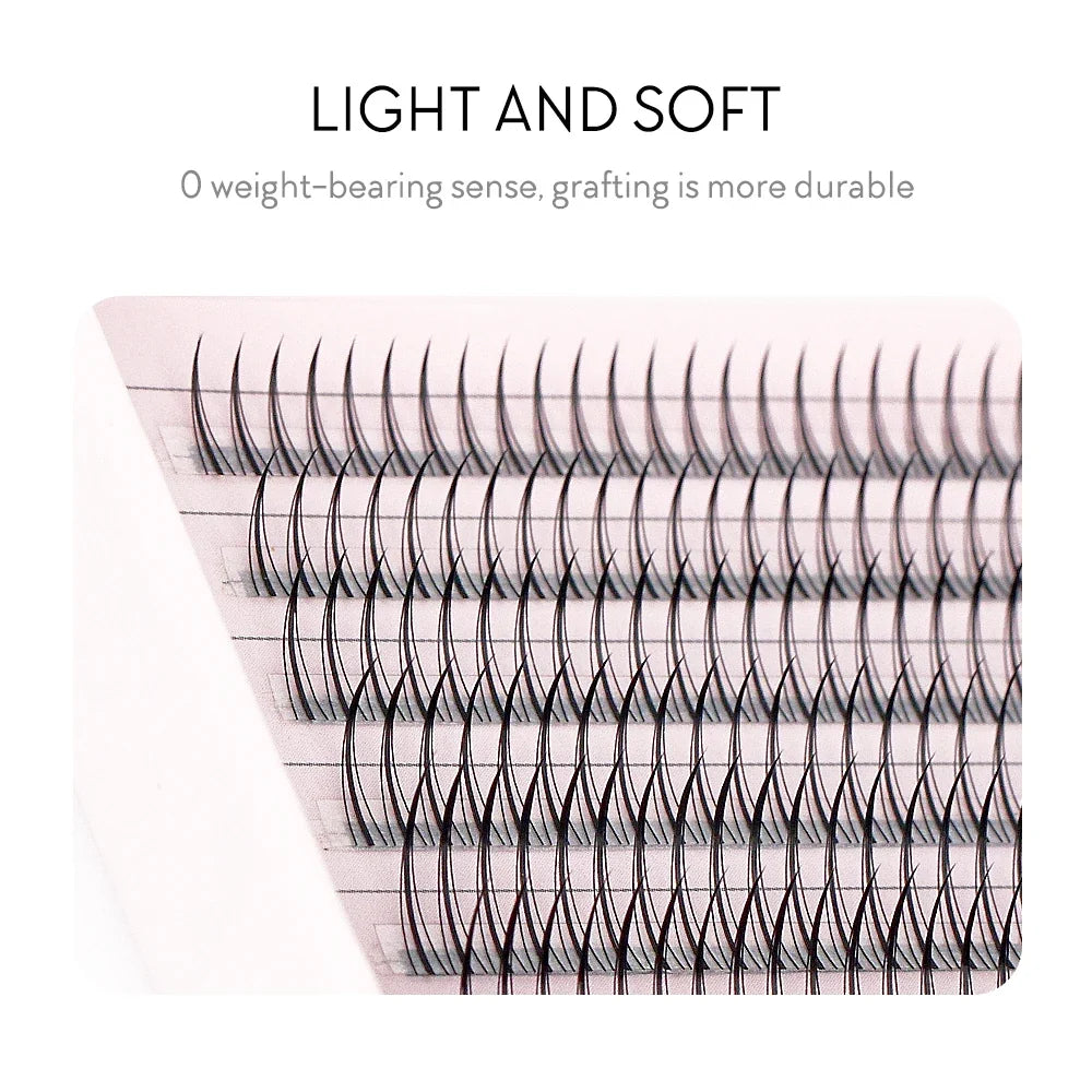 NATUHANA M-Shape Premade Volume Fan Lashes – Natural & Fluffy Premade Volume Lashes Qme