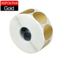 Round Scratch Off Stickers Gold Silver DIY Labels 300 Pcs Scratch Off Stickers Qme 300PCS-Gold