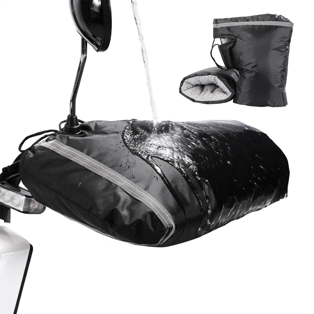 Waterproof Winter Bicycle Handlebar Mittens | Universal Fit Handlebar Mittens Qme