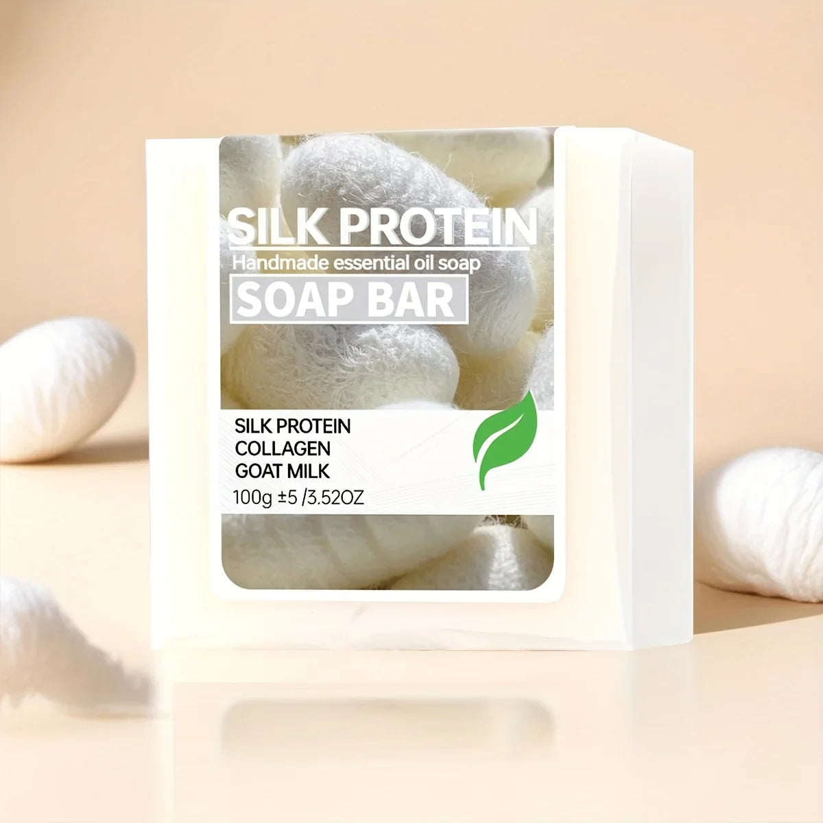 Silk Protein Goat Milk Collagen Moisturizing Cleansing Soap – 2pc Moisturizing Bar Soap Qme