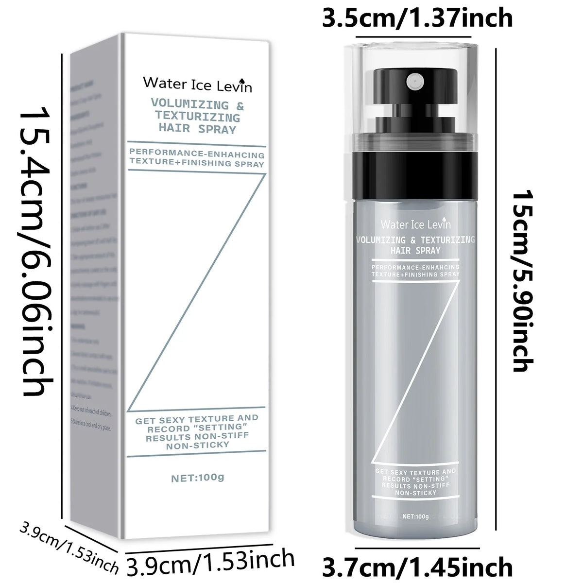 Unisex Hair Gel – Glycerin, No-Rinse, Long-Lasting Hold & Volume Hair Styling Gel Qme