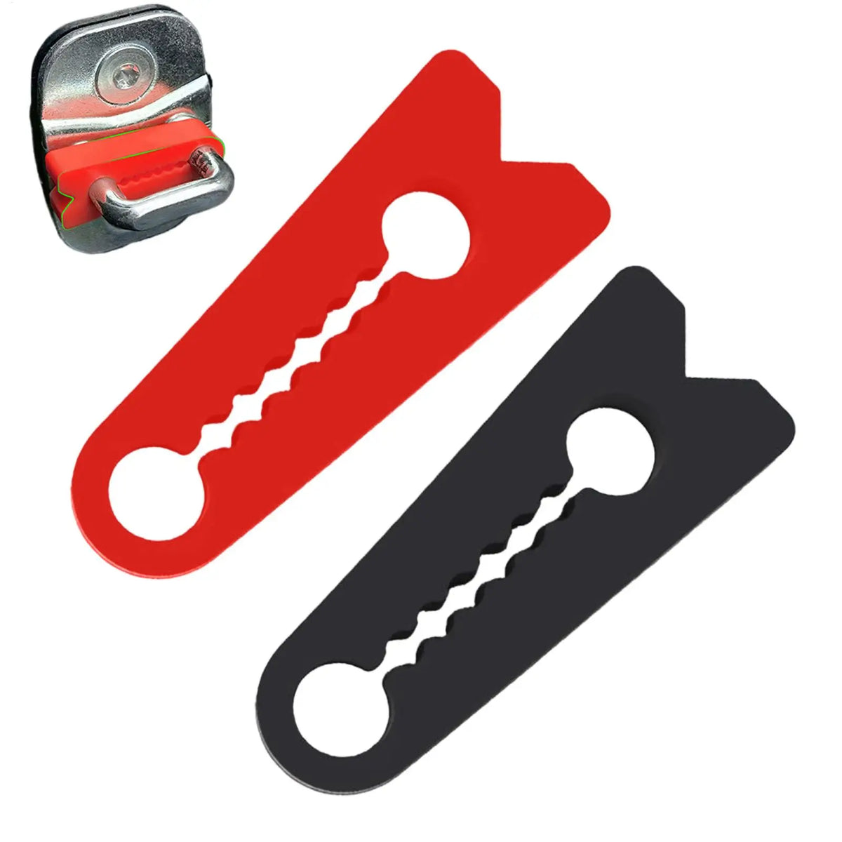 Car Door Silicone Latch Cover – 4-Pc Noise Dampening Set Car Door Latch Cover Qme