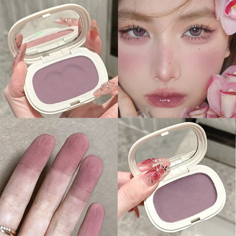 Matte Blush Powder – Cheek Tint, Contouring & Waterproof | 14 Shades Blush Powder Qme