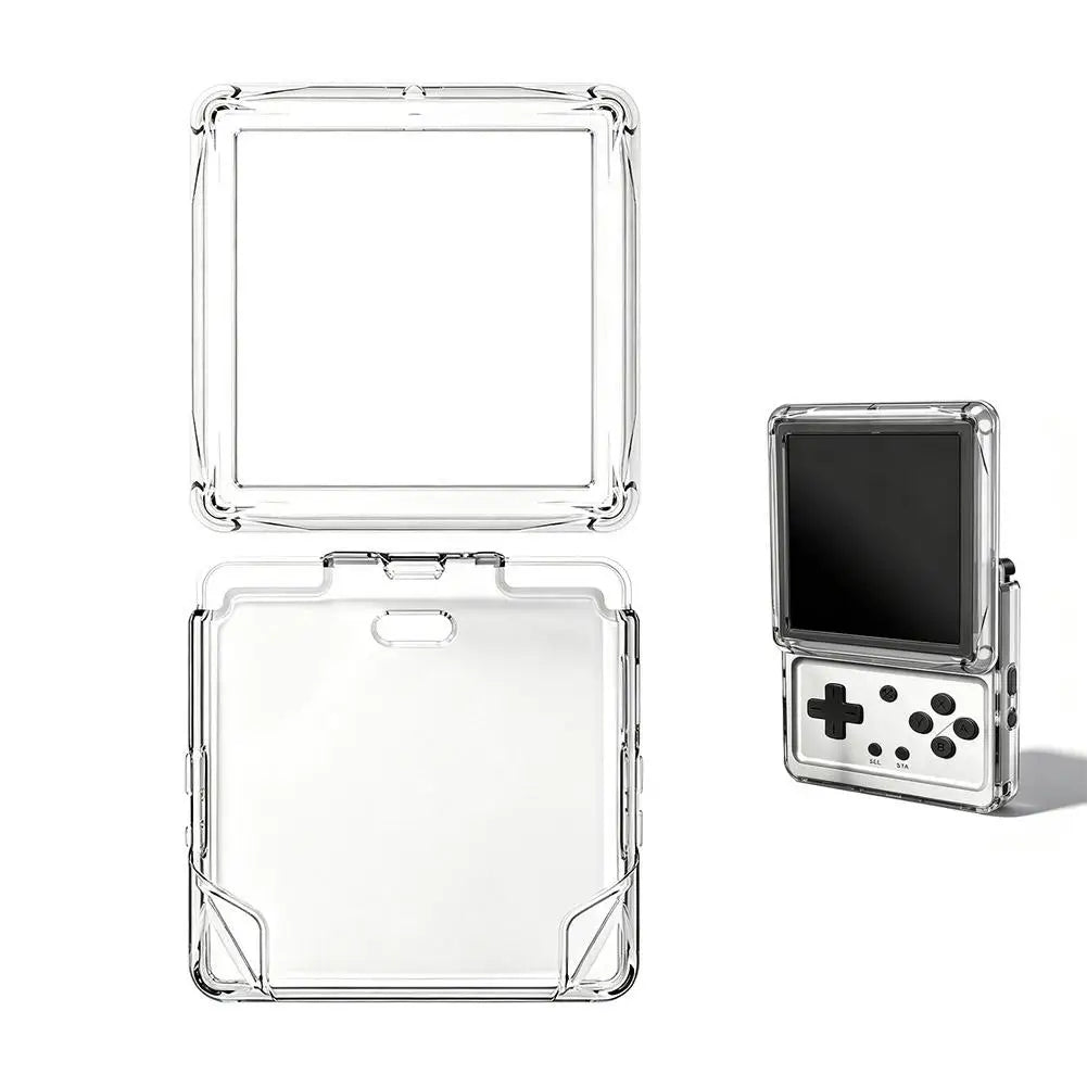 TPU Protective Case for RG Rotate – Shockproof & Anti-Scratch Gaming Console Case Qme transparent
