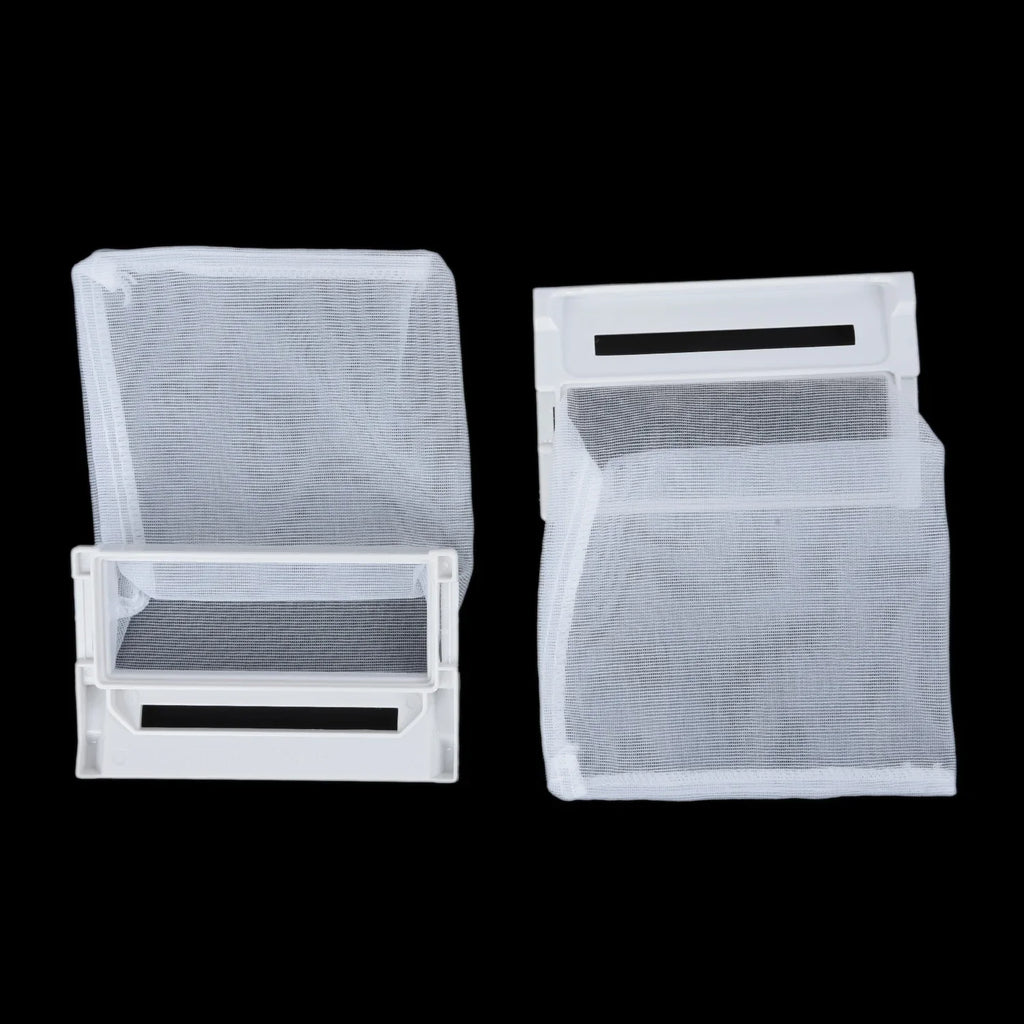 Washing Machine Lint Filter Mesh Hair Catcher Bag 2-Pack Lint Filter Bag Qme