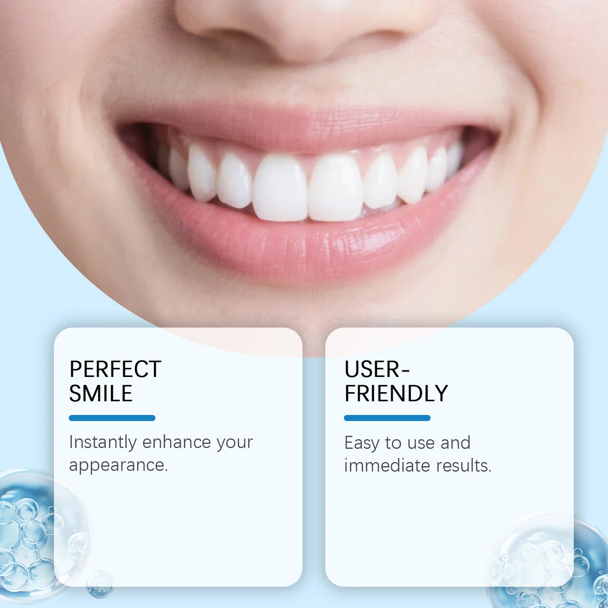 Silicone Temporary Denture Set – Full Upper & Lower False Teeth Temporary Denture Set Qst