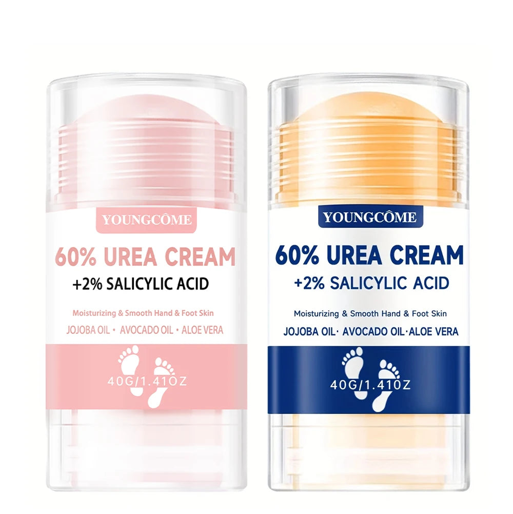 YOUNGCOME 60% Urea Foot Cream 2-Pack – Deep Moisture Urea Foot Cream Qst