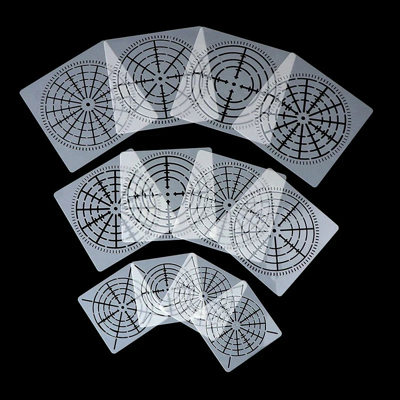 Reusable Mandala Dotting Painting Stencils Templates – 12pcs Craft Stencil Set Qme