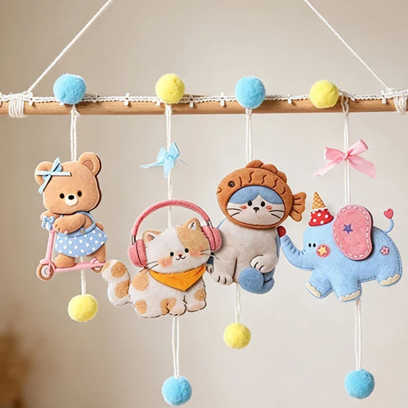 Cute Plush Pet Large Decorative Stickers – 6 Colors Decorative Stickers Qme