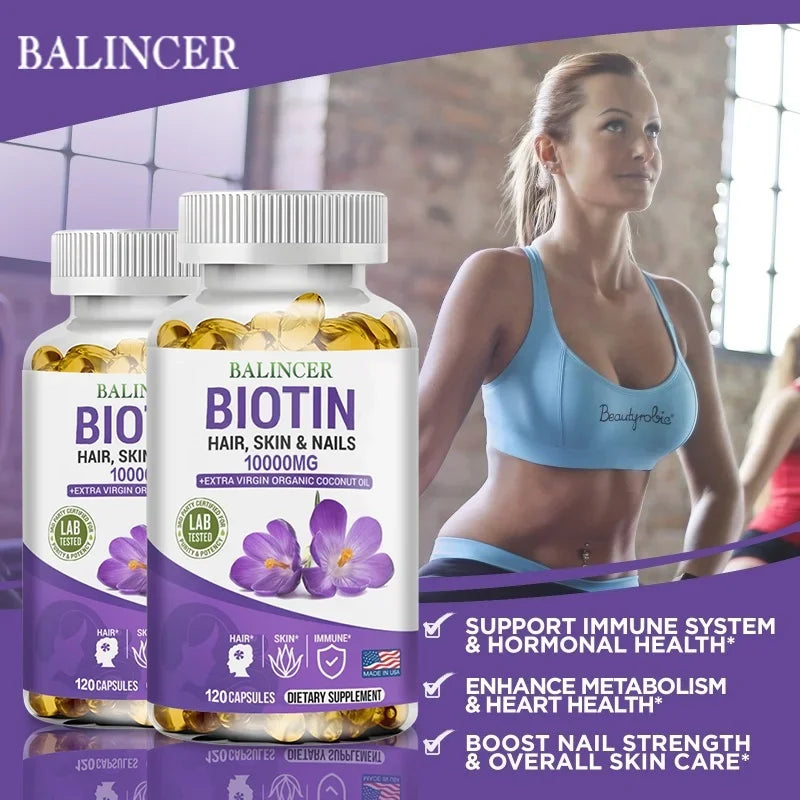 Balancer Biotin Supplement – Hair, Skin, Nails & Immune Support Biotin Supplement Qst