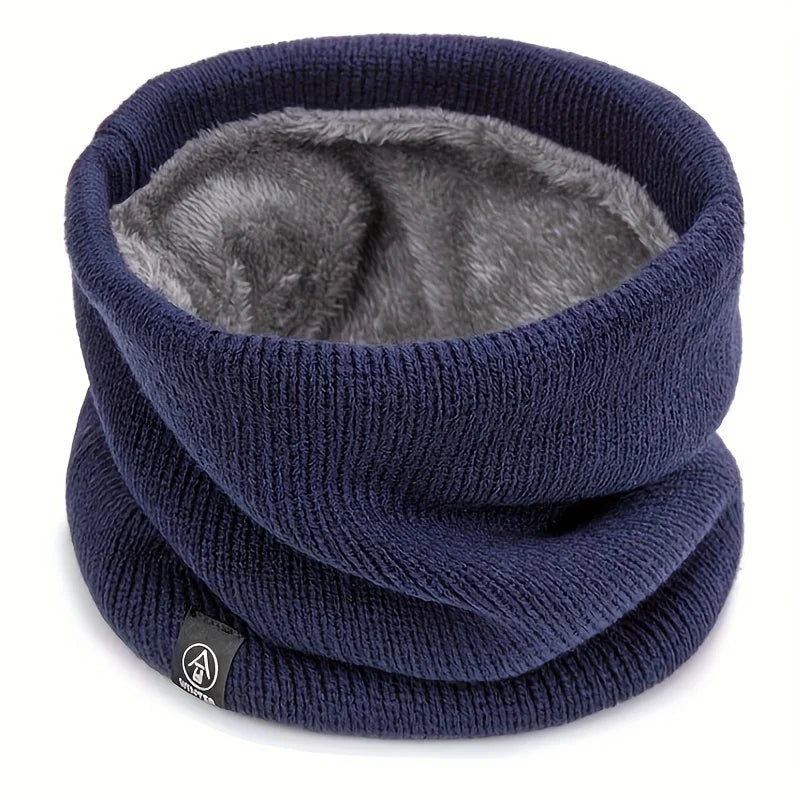 Thermal Knit Neck Tube Scarf – Windproof Neck Warmer Neck Tube Scarf Qme