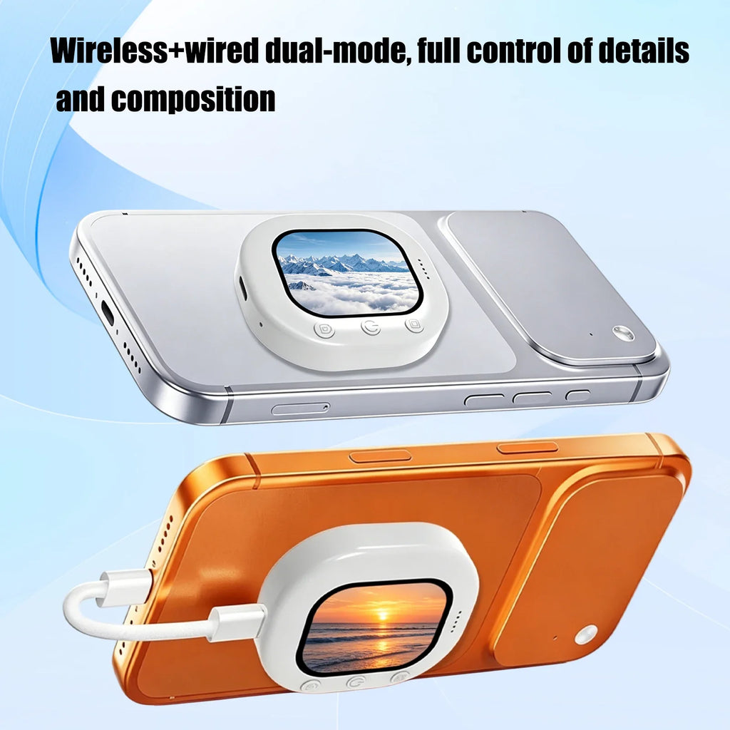 Magnetic Screen Sharing Device – Plug & Play Selfie Camera Screen Sharing Device Qme