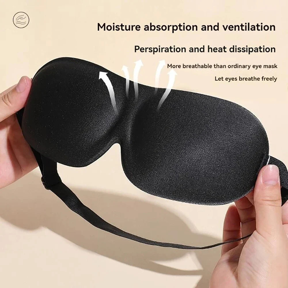 3D Memory Foam Sleep Eye Mask – Blackout & Breathable Sleep Eye Mask Qme