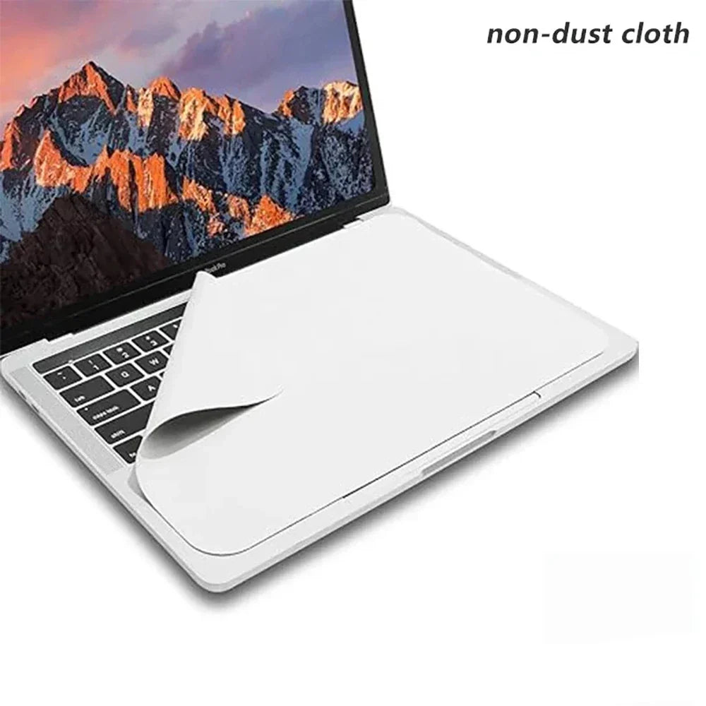 Microfiber Keyboard Cover & Screen Cloth for MacBook 13-16" Laptop Keyboard Cover Qme