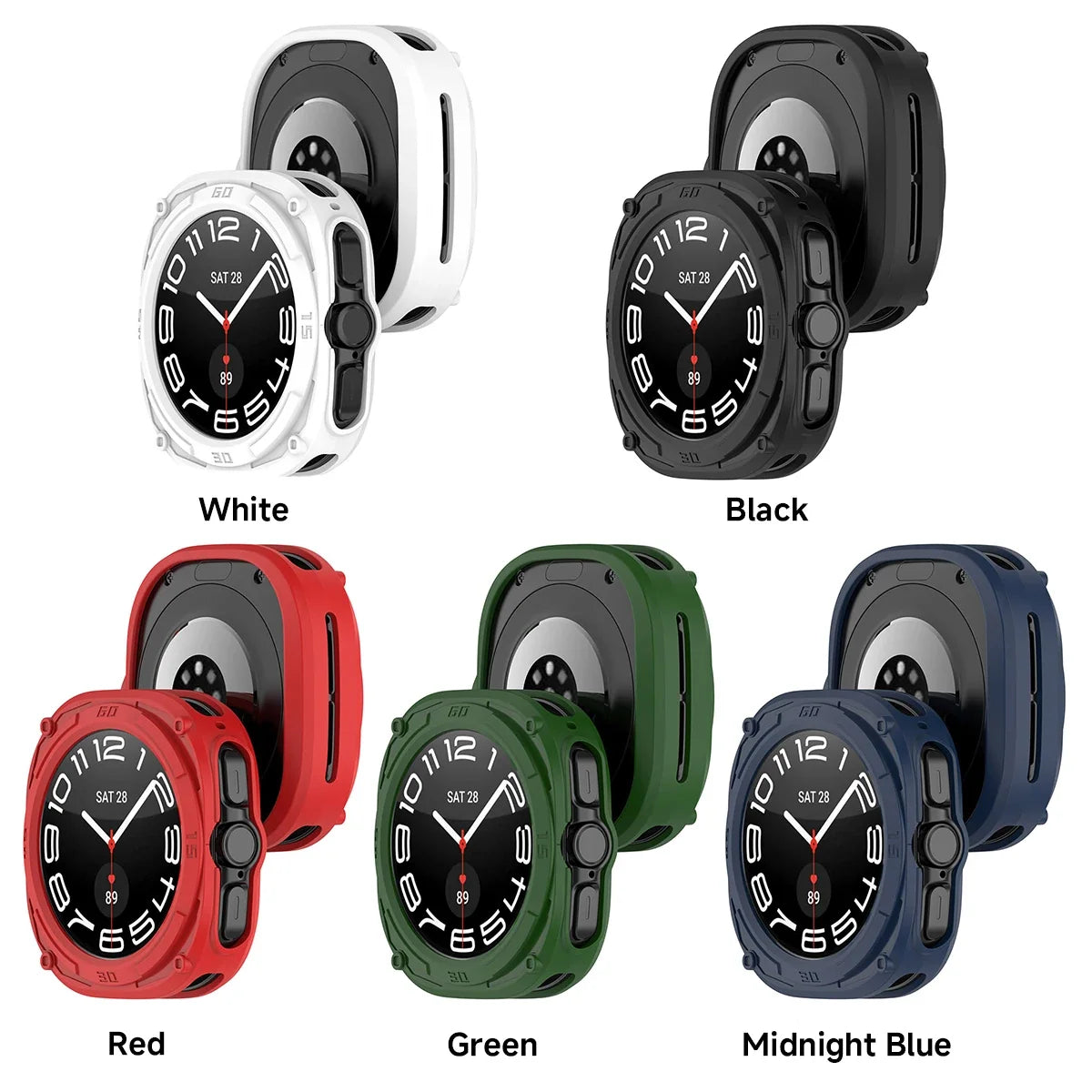 Soft TPU Case for Samsung Galaxy Watch 7 Ultra | Cover Shell Smartwatch Protective Case Qme