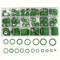 Auto AC O-Ring & Gasket Toolbox Kit | Car AC Sealing Set AC Sealing Kit Qme Green