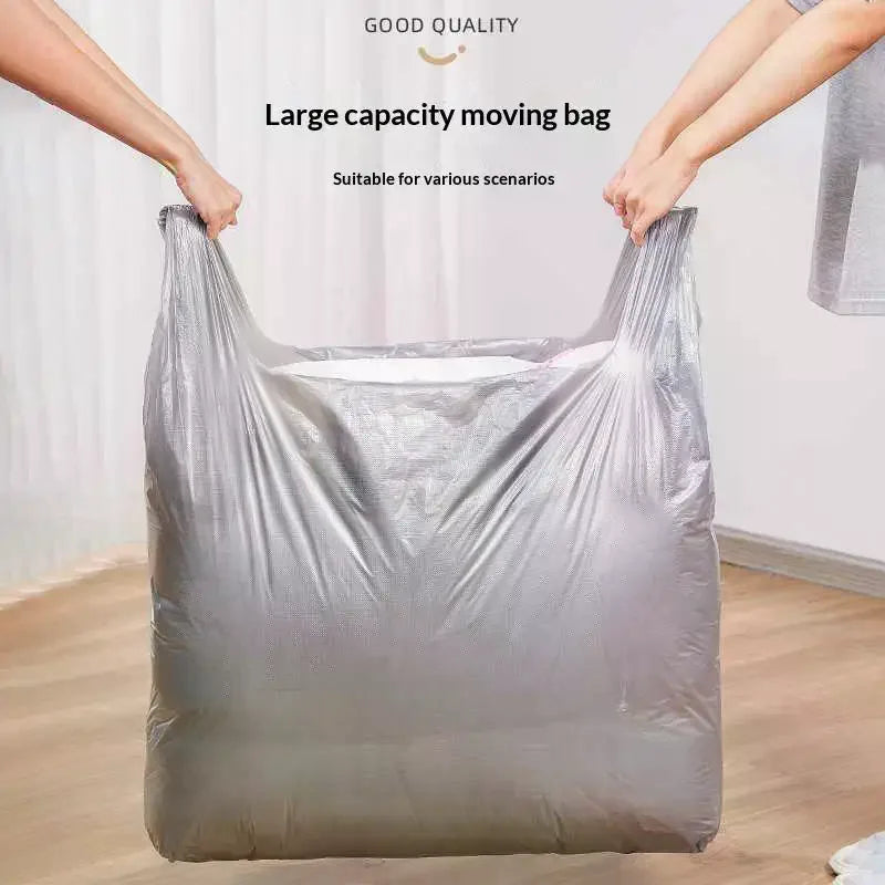 Large Thickened Plastic Moving Storage Bags with Handle Moving Storage Bags Qme